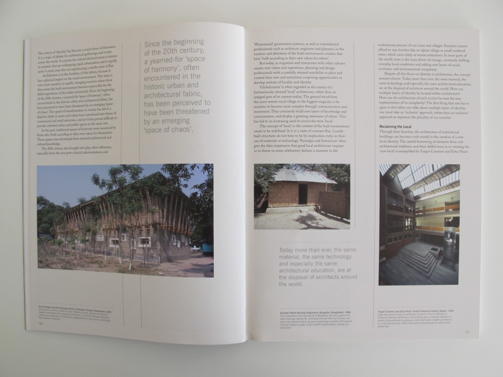Architectural Design: Human Experience and Place – Sustaining Identity