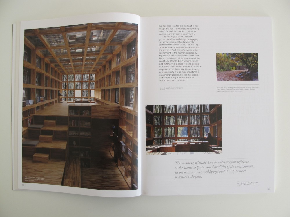 Architectural Design: Human Experience and Place – Sustaining Identity