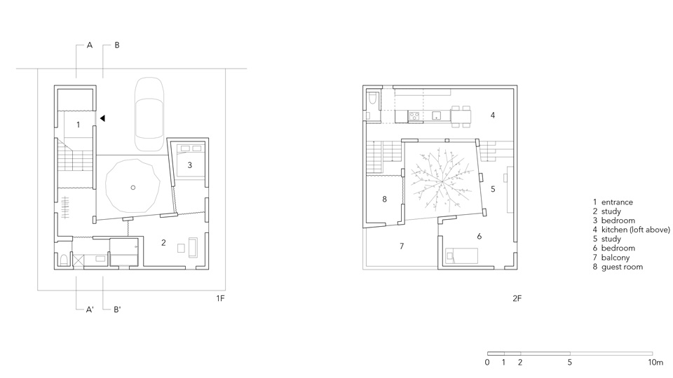 House that Opens up to its Inside / Florian Busch Architects