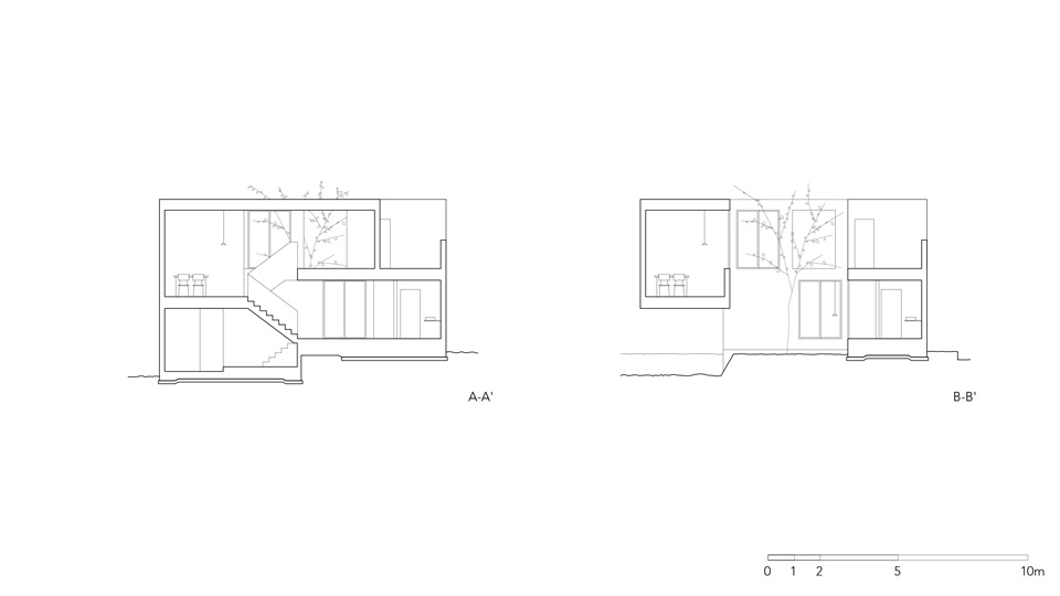 House that Opens up to its Inside / Florian Busch Architects