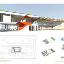 Sprach und Bewegungszentrum / eins:eins architekten Sprach und Bewegungszentrum / eins:eins architekten 3D Section and Site Plan