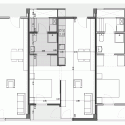 Edificio de 37 Viviendas y un Centro de Atención Primaria en Les Preses / LEP Arquitectura + XCM Arquitectura Edificio de 37 Viviendas y un Centro de Atención Primaria en Les Preses / LEP Arquitectura + XCM Arquitectura Plan