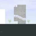 The Bricks / Doojin Hwang Architects The Bricks / Doojin Hwang Architects West Elevation