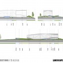 Zhengzhou Airport District Urban Planning EXhibition Centre Proposal (22) Zhengzhou Airport District Urban Planning EXhibition Centre Proposal (22) landscape sections 01