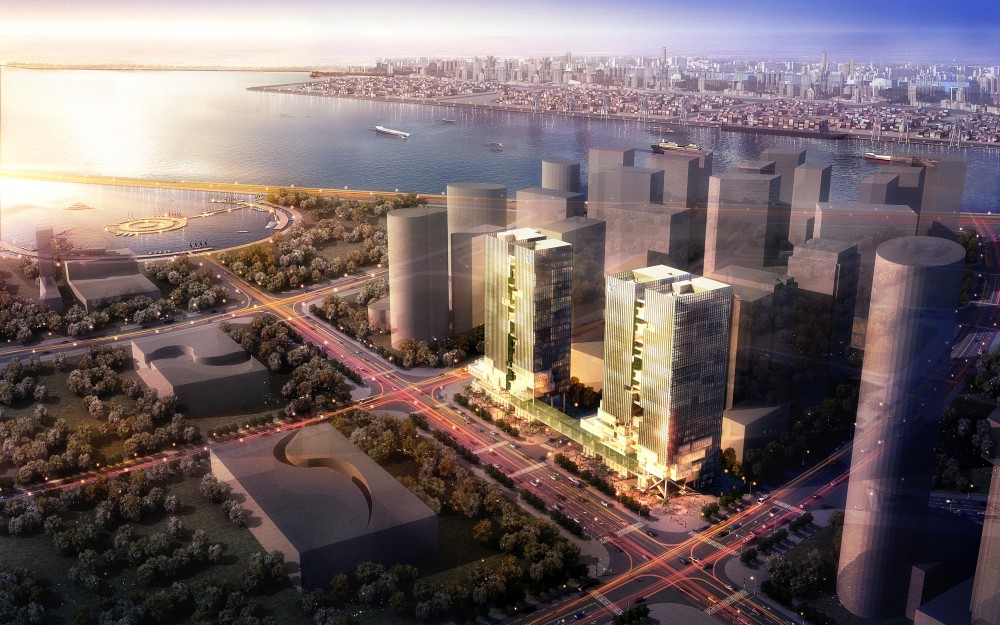 Headquarters Building for Small and Medium Enterprises Second Prize Winning Proposal / FCHA