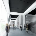 New National Contemporary Art Storage of Korea Competition Entry (4) public storage corridor