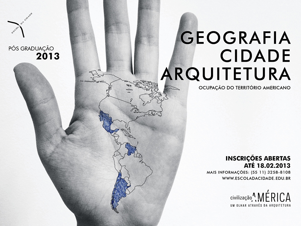 Escola da Cidade Last Call for Post Graduation 2013