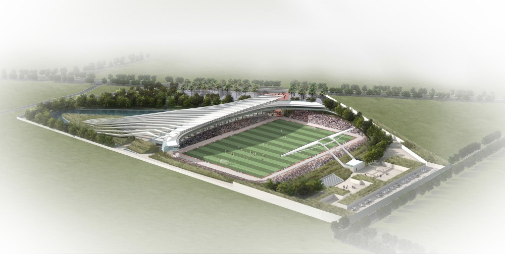 World-Class Soccer Stadium Underway in Haiti
