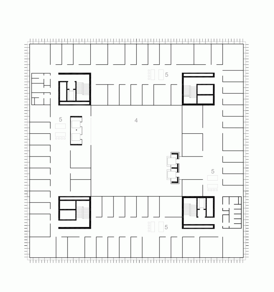 Q1, ThyssenKrupp Quarter Essen / JSWD Architekten + Chaix & Morel et Associés