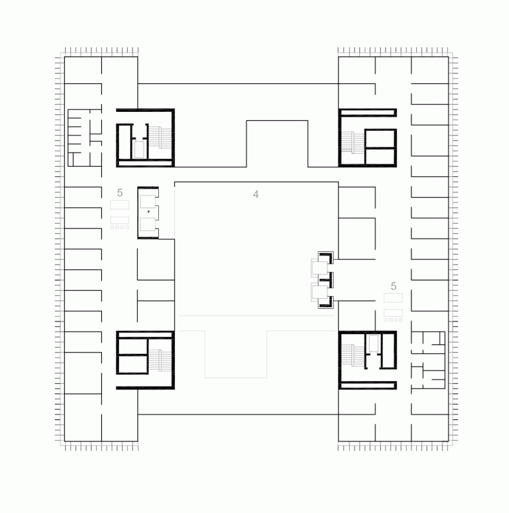 Q1, ThyssenKrupp Quarter Essen / JSWD Architekten + Chaix & Morel et Associés