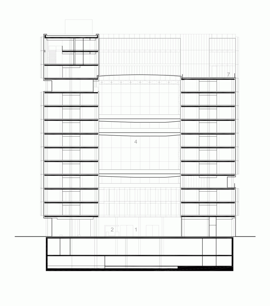 Q1, ThyssenKrupp Quarter Essen / JSWD Architekten + Chaix & Morel et Associés