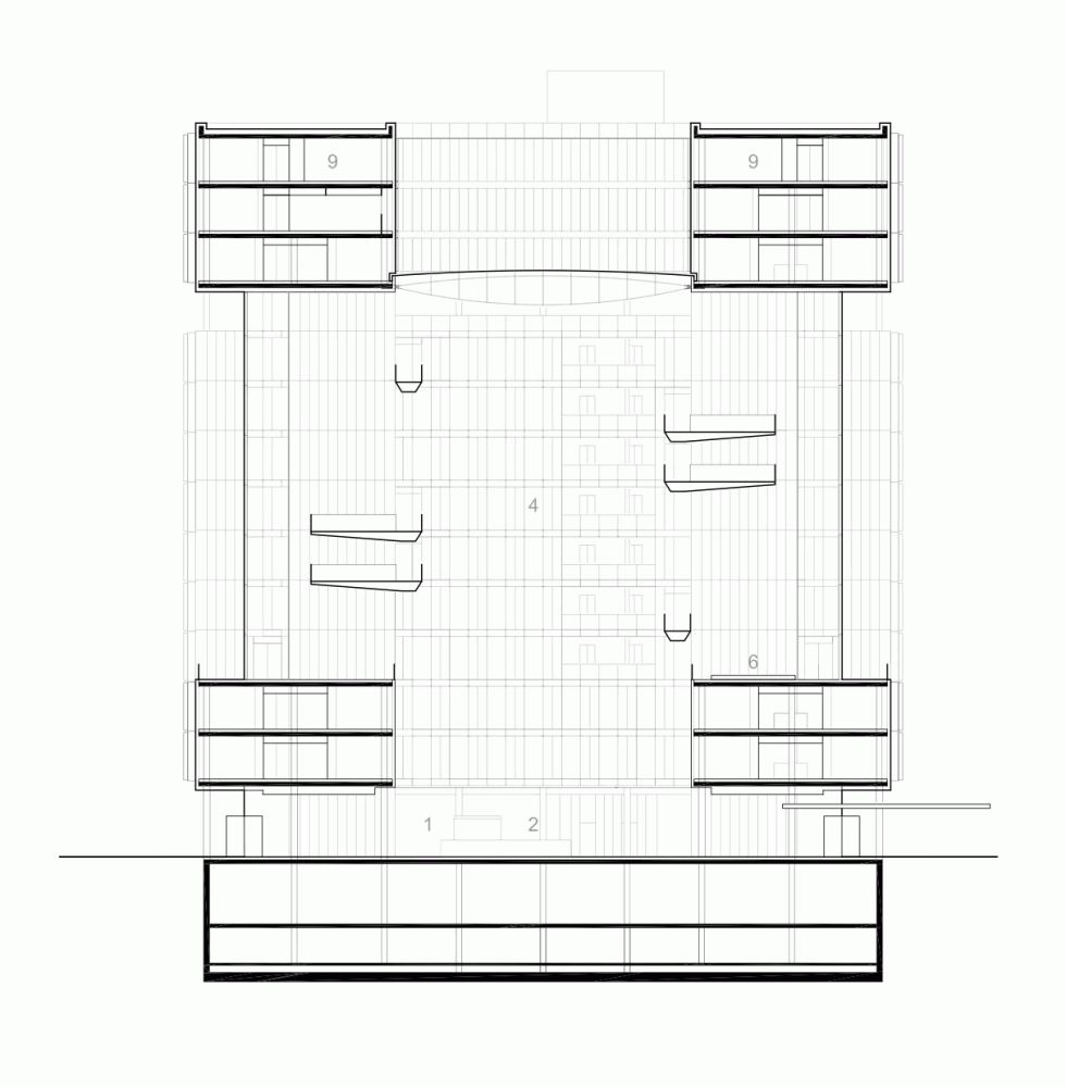 Q1, ThyssenKrupp Quarter Essen / JSWD Architekten + Chaix & Morel et Associés