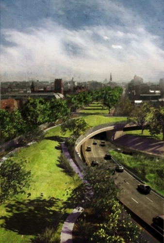 BQE, New York City, credit: dlandstudio