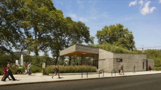 Sister Cities Park & Pavilion, Philadelphia / DIGSAU, credit: Todd Mason/Halkin Photography