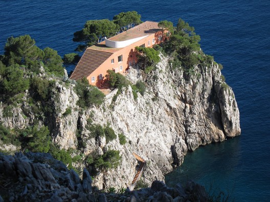 Casa Malaparte, given new life by Jean-Luc Godard’s film Contempt. Image © Flickr User CC Sean Munson