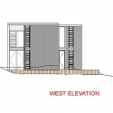 Lloyd Holiday House / Bonnifait + Giesen Lloyd Holiday House / Bonnifait + Giesen West Elevation