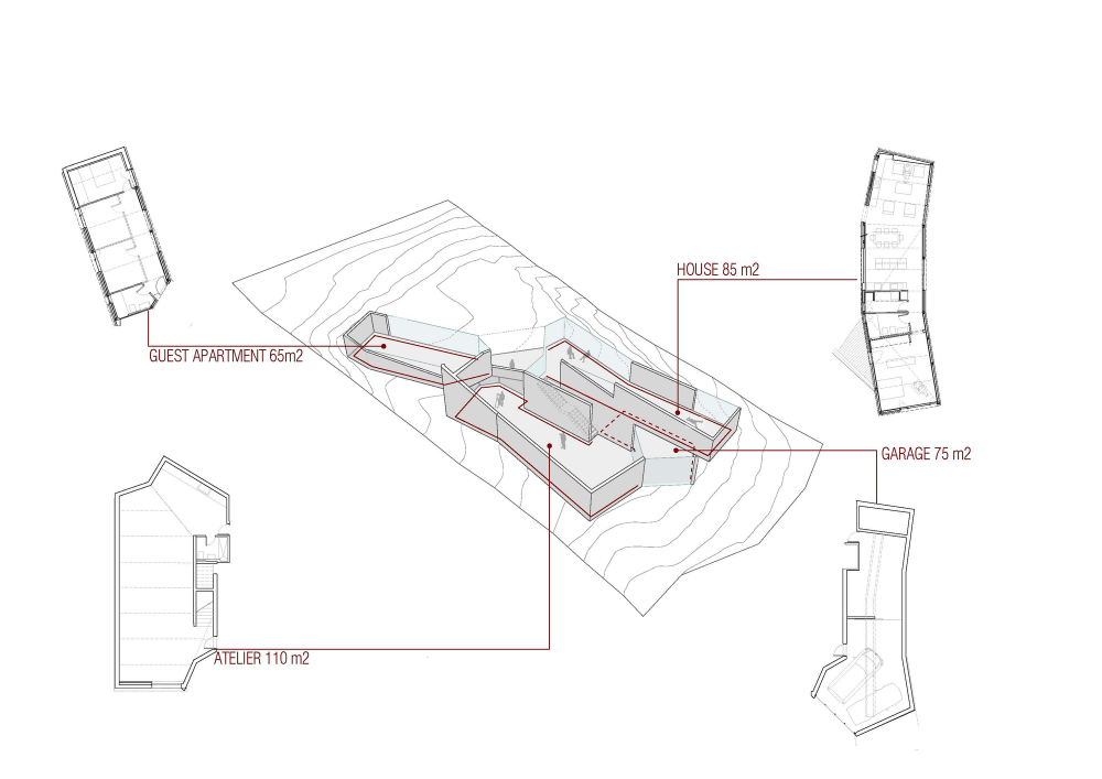 Lara Rios House & Atelier / F451 Arquitectura