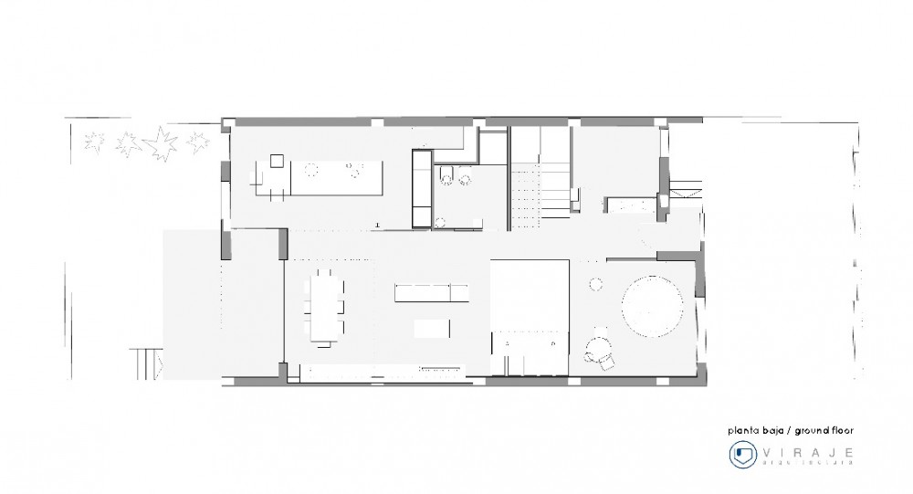 Interior Light-Single Family Housing / Viraje architecture