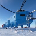 The World’s First Relocatable Research Center Opens in Antarctica The World’s First Relocatable Research Center Opens in Antarctica Courtesy of Hugh Broughton Architects