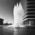 Overdrive: L.A. Constructs the Future, 1940–1990; Julius Shulman (American, 1910–2009) Department of Water and Power Building Corner with Fountains, 1965 © J. Paul Getty Trust. Used with permission. Julius Shulman Photography Archive, Research Library at the Getty Research Institute