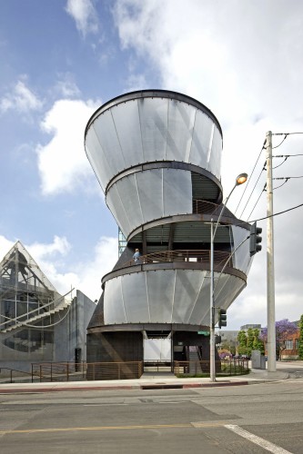 A New Sculpturalism: Contemporary Architecture from Southern California; Eric Owen Moss (born 1943), Eric Owen Moss Architects; Samitaur Tower, Culver City, California, 2008–2010; Photo: Tom Bonner; © 2011 Tom Bonner