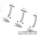 Vertebrae Staircase / Andrew McConnell Connections Drawing; Courtesy of Andrew McConnell