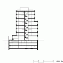 Keystone Office Building / EM2N Architects Section