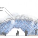 New York Firm Designs 'Cloud' of Recycled Plastic Bottles New York Firm Designs 'Cloud' of Recycled Plastic Bottles Courtesy of STUDIOKCA