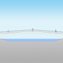 Phyllis J. Tilley Memorial Bridge / Rosales + Partners Architects Phyllis J. Tilley Memorial Bridge / Rosales + Partners Architects Elevation
