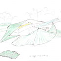 Edgeland House / Bercy Chen Studio Sketch