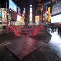 Situ Studio's 'Heartwalk' Opens in Times Square Situ Studio's 'Heartwalk' Opens in Times Square © Ka-Man Tse, Times Square Alliance