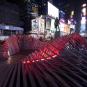 Situ Studio's 'Heartwalk' Opens in Times Square Situ Studio's 'Heartwalk' Opens in Times Square © Ka-Man Tse, Times Square Alliance