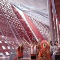 Suzhou Industrial Park Sports Center / NBBJ Suzhou Industrial Park Sports Center / NBBJ Stadium concourse © NBBJ