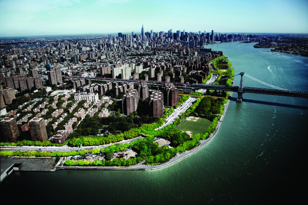 East River Blueway Plan / WXY Studio: New York City’s Plan for Flood Barrier Along East River