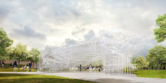Serpentine Gallery Pavilion 2013 Designed by Sou Fujimoto Exterior Indicative CGI