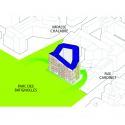 Cardinet Quintessence / Périphériques architectes Situation Axonometric