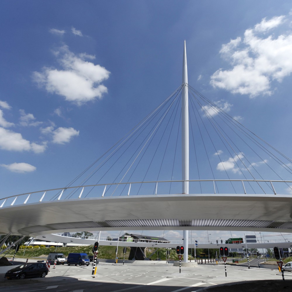Hovenring, Circular Cycle Bridge / ipv Delft