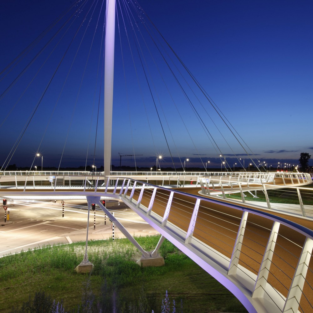 Hovenring, Circular Cycle Bridge / ipv Delft