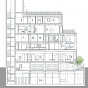 Choonwondang Oriental Clinic & Museum / Doojin Hwang Architects Choonwondang Oriental Clinic & Museum / Doojin Hwang Architects Section