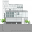 Choonwondang Oriental Clinic & Museum / Doojin Hwang Architects Choonwondang Oriental Clinic & Museum / Doojin Hwang Architects East Elevation