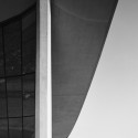 Ezra Stoller: Beyond Architecture Dulles Airport, Eero Saarinen, Chantilly, VA, 1964 Gelatin Silver Print © Ezra Stoller, Courtesy Yossi Milo Gallery, New York