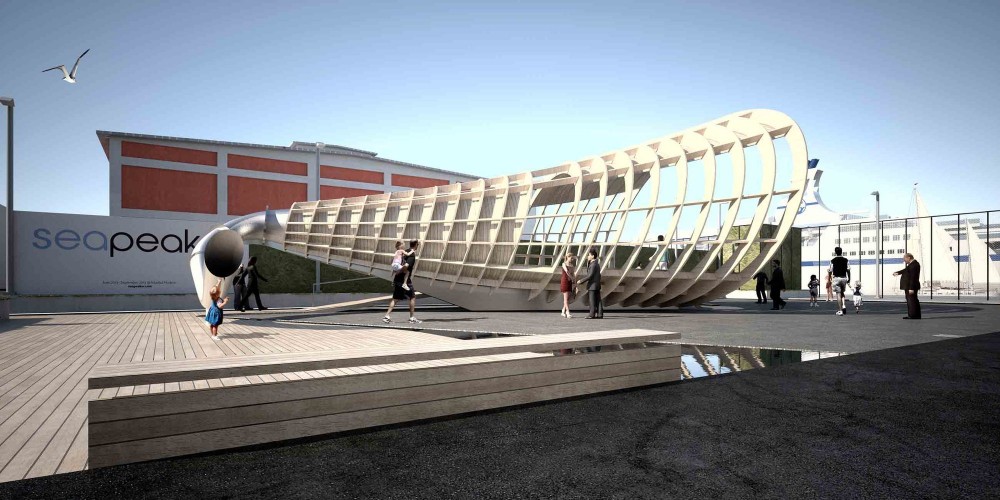 ‘Seapeaker’ YAP Istanbul Modern Proposal / Evren Başbuğ, İnanç Eray, Meriç Kara, Engin Ayaz /