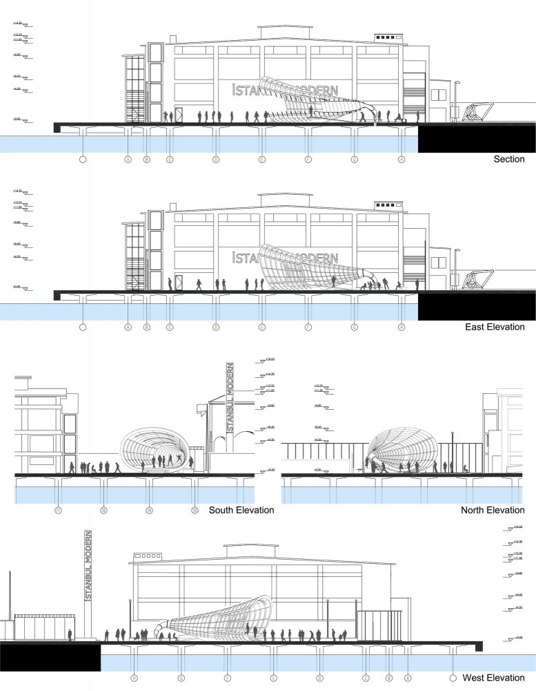 ‘Seapeaker’ YAP Istanbul Modern Proposal / Evren Başbuğ, İnanç Eray, Meriç Kara, Engin Ayaz /