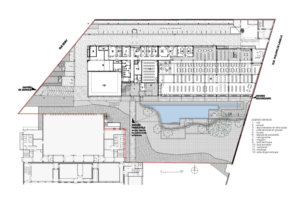Extension of the IUFM school in Lyon / Atelier de la Passerelle