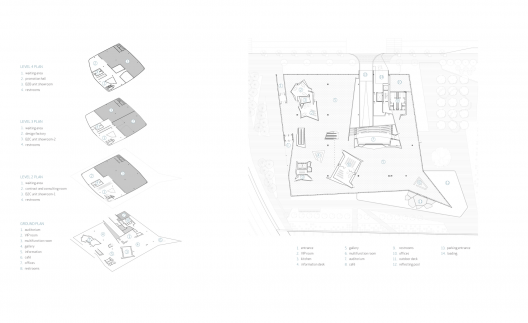 Ceiling and plan diagram