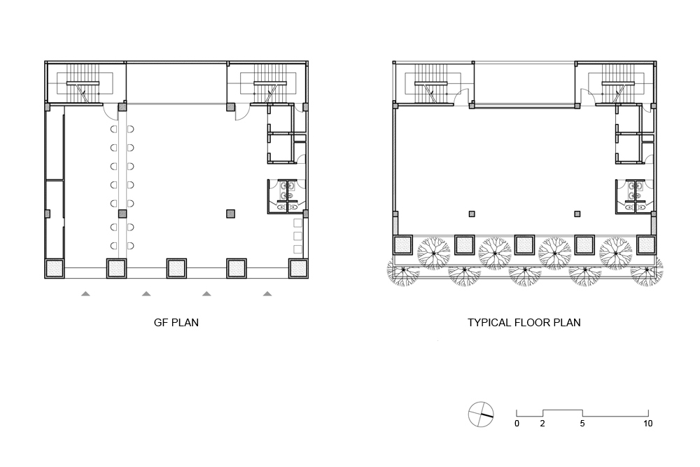 Trees Building for ABBANK Proposal / Vo Trong Nghia Architects