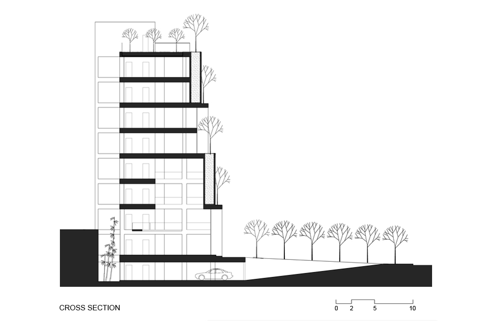 Trees Building for ABBANK Proposal / Vo Trong Nghia Architects