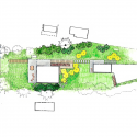 Cantilever Lake House / Birdseye Design Site Plan