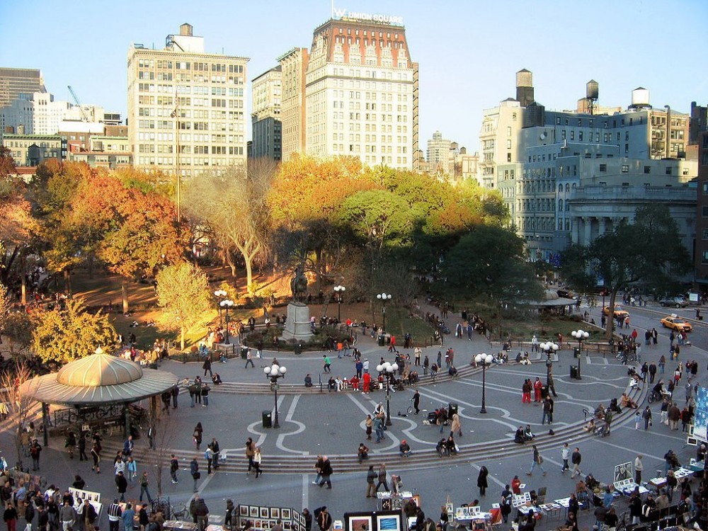 NYC’s Union Square in 1828