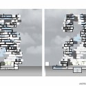 'Back2rots' Research Center Competition Entry / Andrea Vattovani Architecture sections